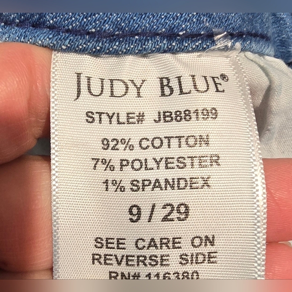 Judy Blue Released Hem Skinny Jeans Size 9/29 - Picture 7 of 7